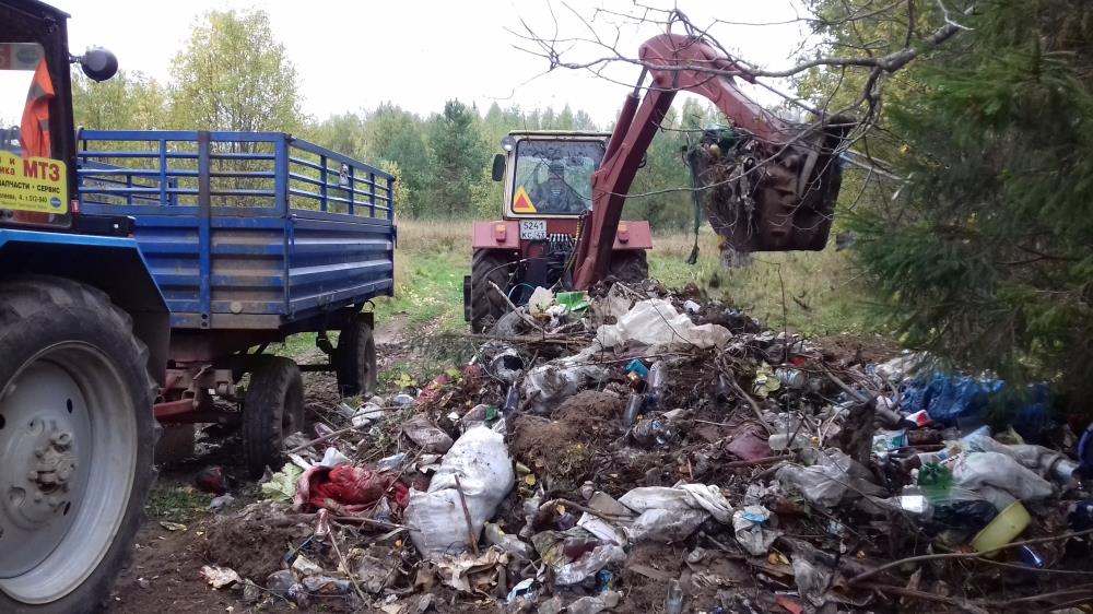 Ликвидируют свалки