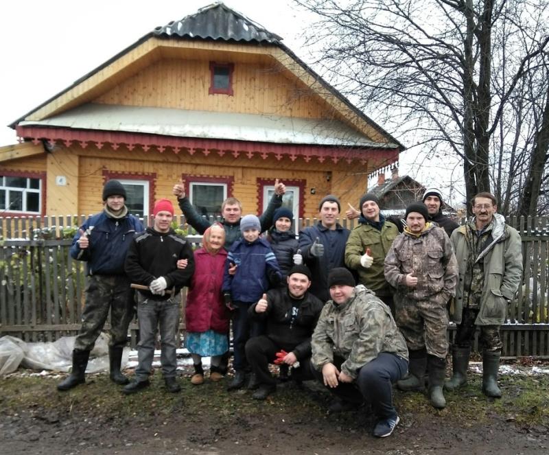 Трудовой десант в переулке Дзержинского