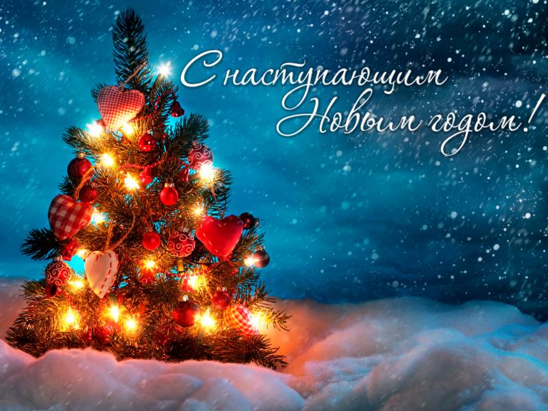 С Наступающим новым годом!