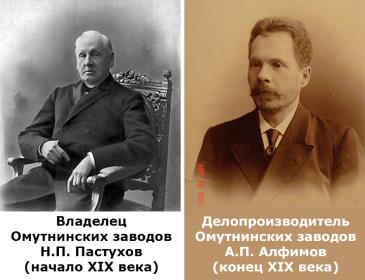 Владелец и Делопроизводитель Омутнинских заводов (XIX век)