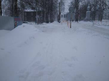 Снег на улицах города 2