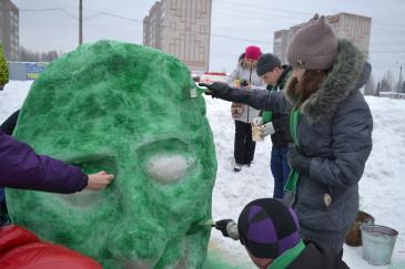 День рождения Снеговика в Восточном 10