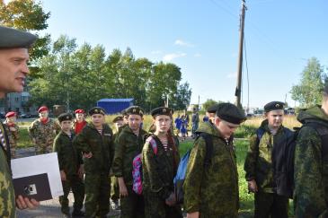 II межрайонный слет по военизированному многоборью среди военно-спортивных клубов и отрядов юнармии 9