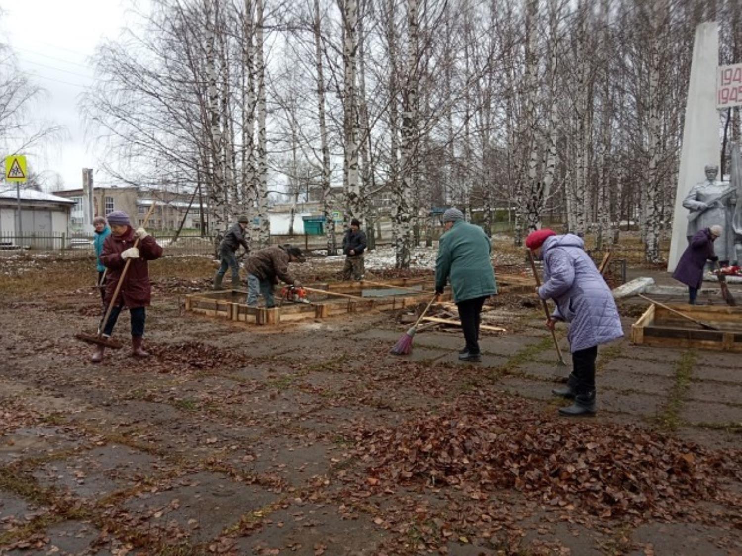 В Песковке прошел субботник