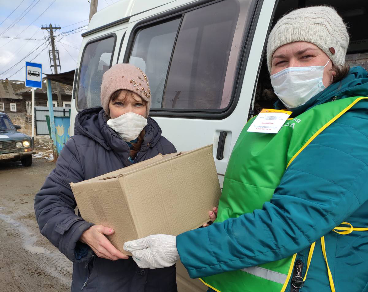 Продукты получили сельские жители