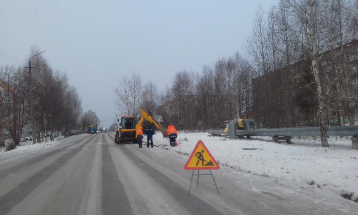 Устранен прорыв на сетях водопровода