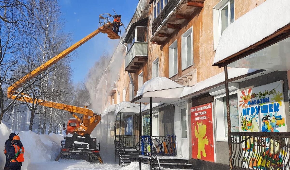 Важно убрать снег вовремя