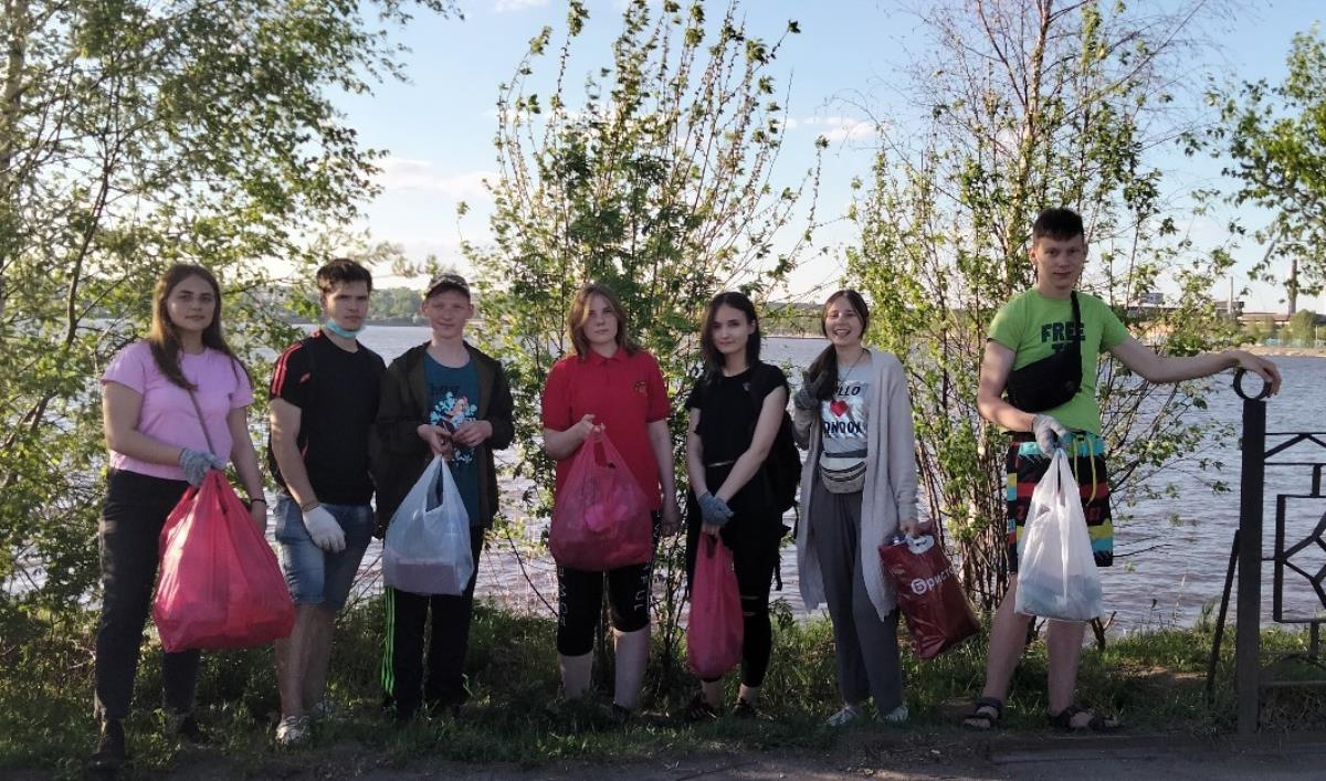 Ассоциация студентов Омутнинска провела экологический десант