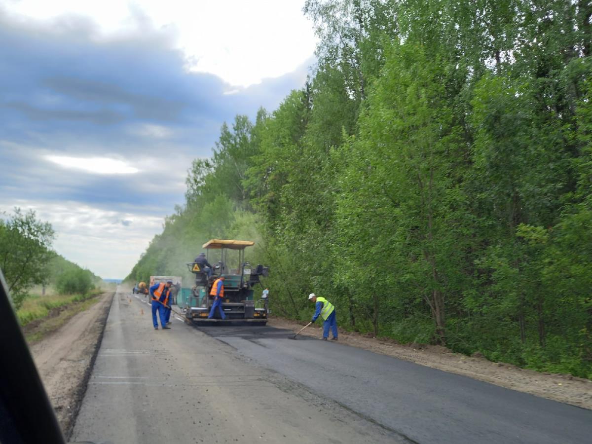 Почти полкилометра нового асфальта