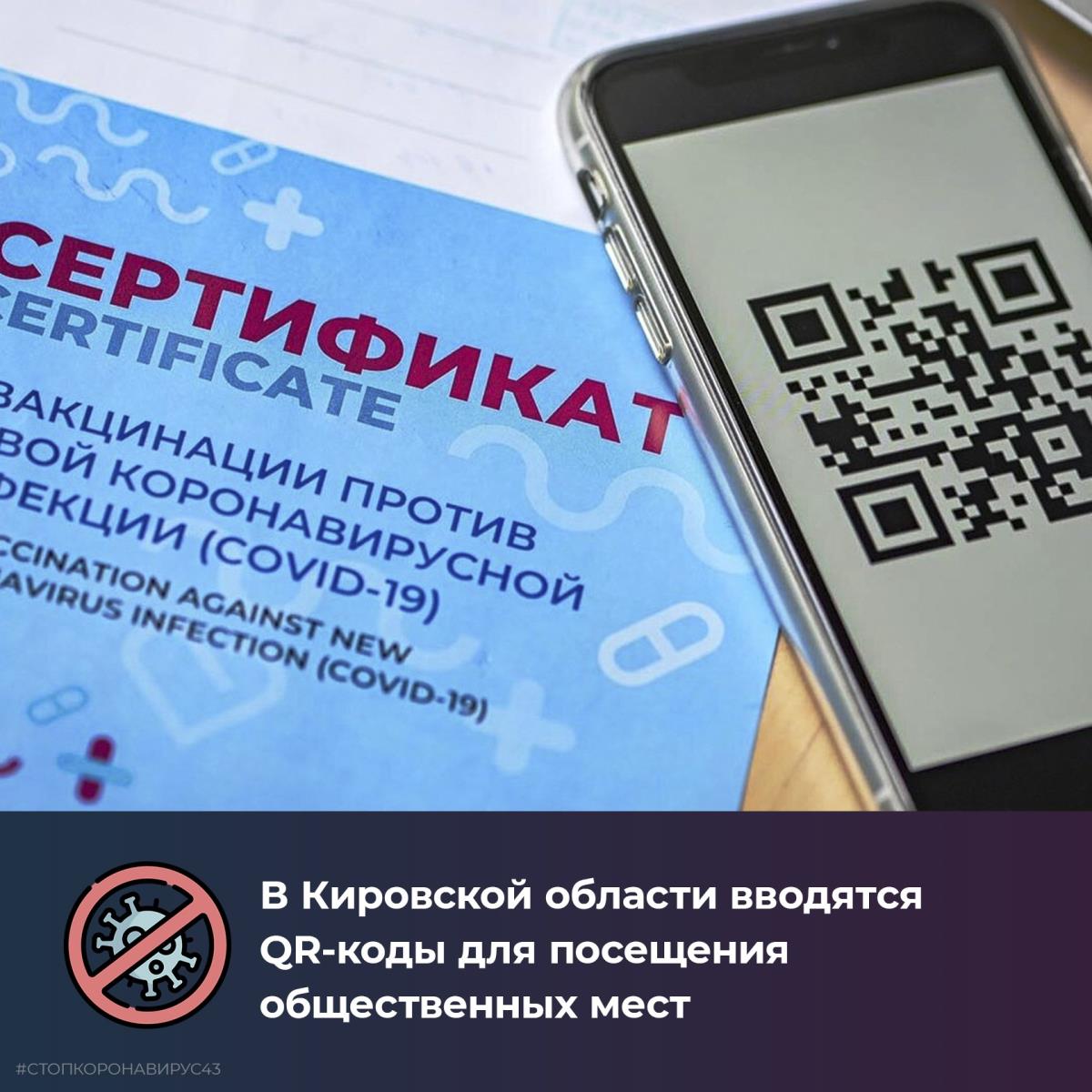 В Кировской области вводятся QR-коды