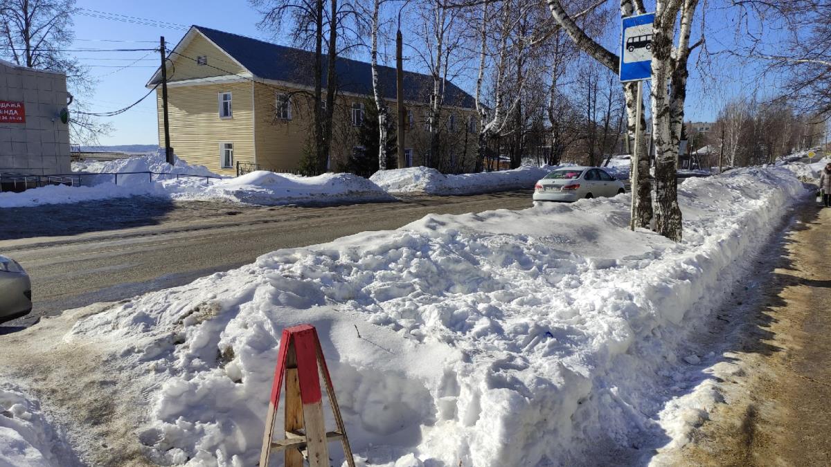 Высадка из автобуса – в сугроб