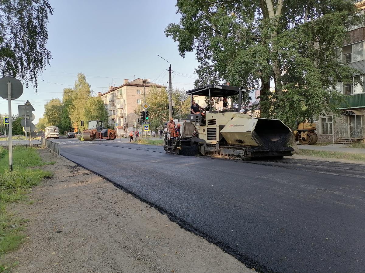 На Комсомольской – новый асфальт