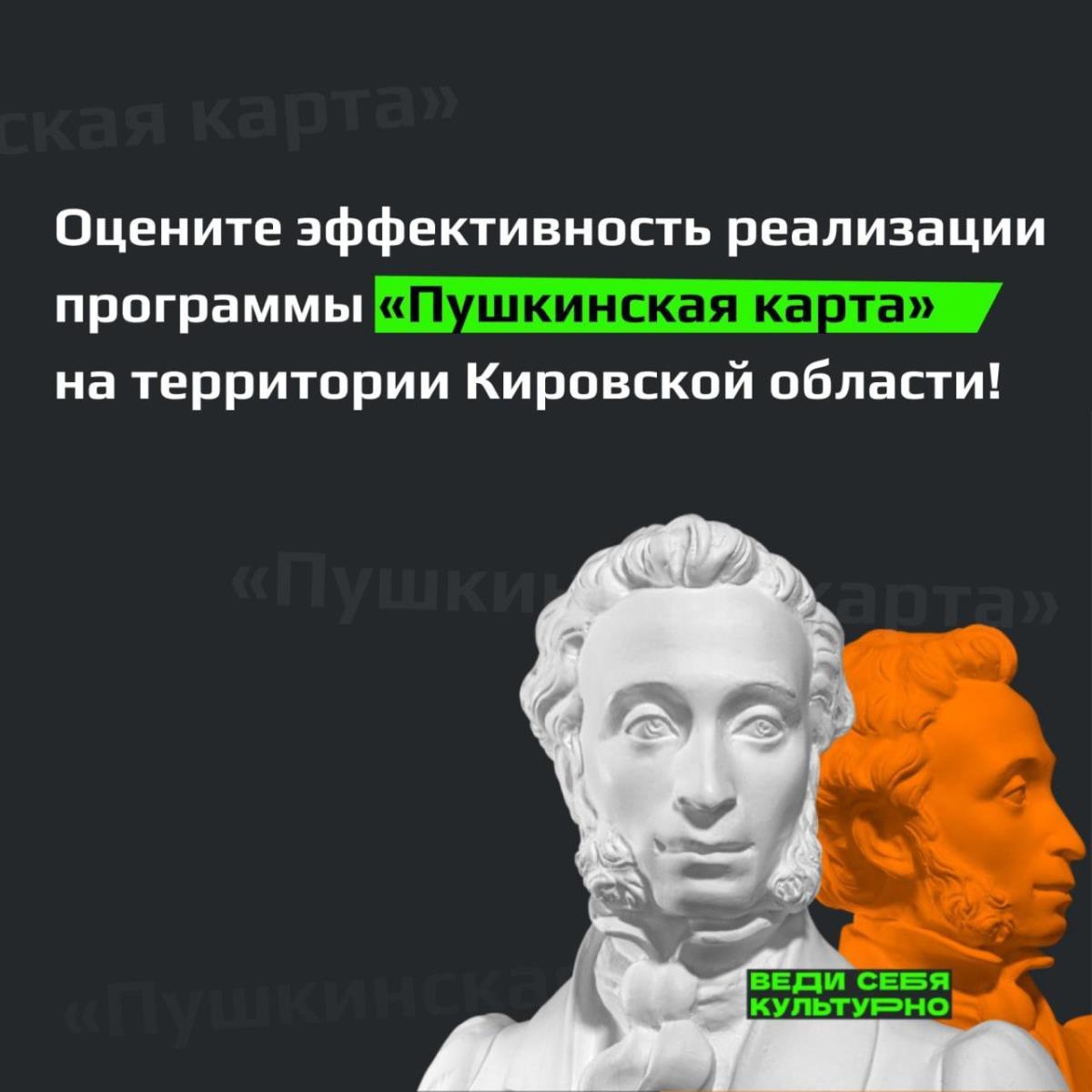 Жителей области приглашают оценить реализацию проекта «Пушкинская карта» 