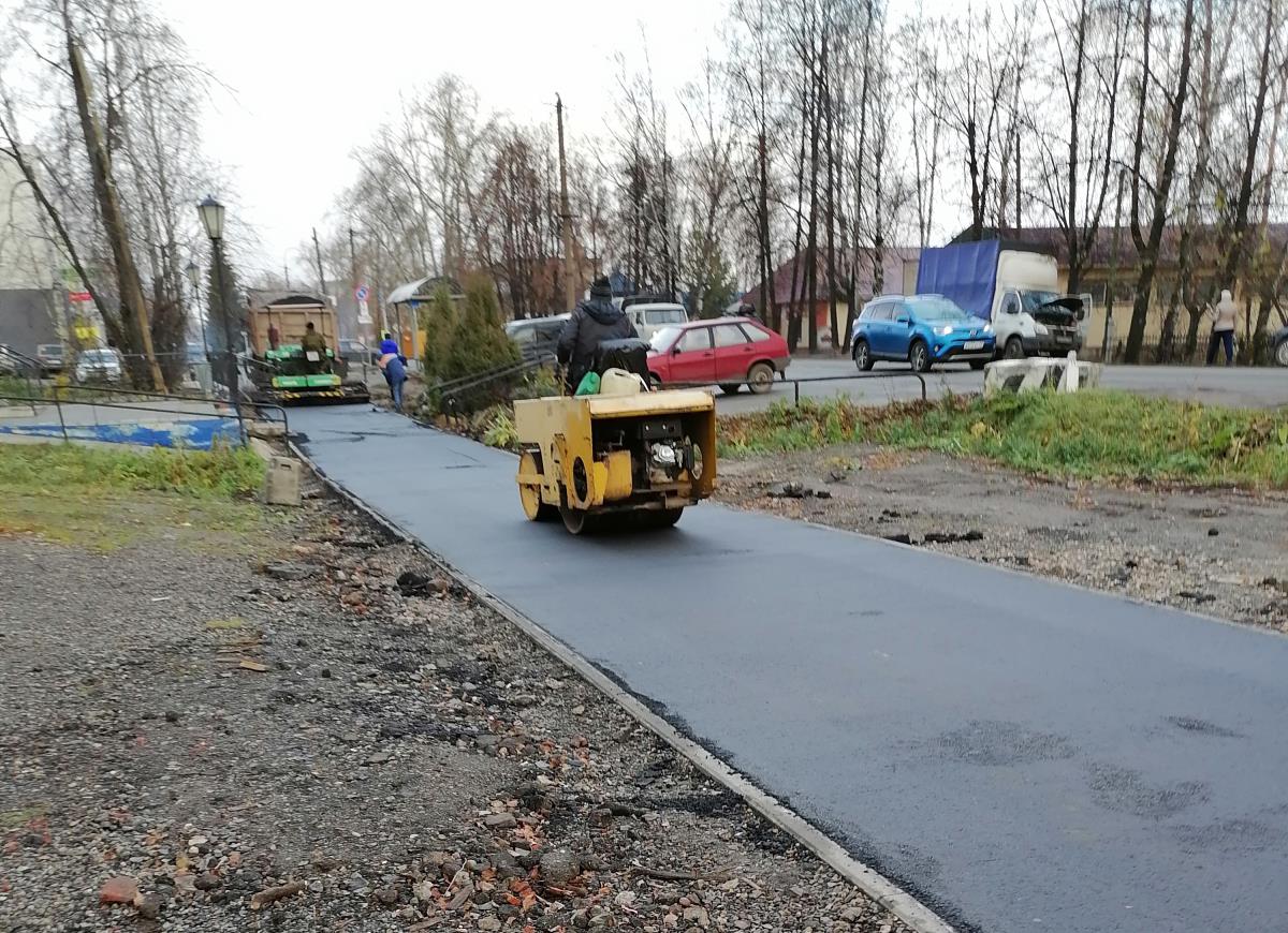 Асфальтирование тротуаров