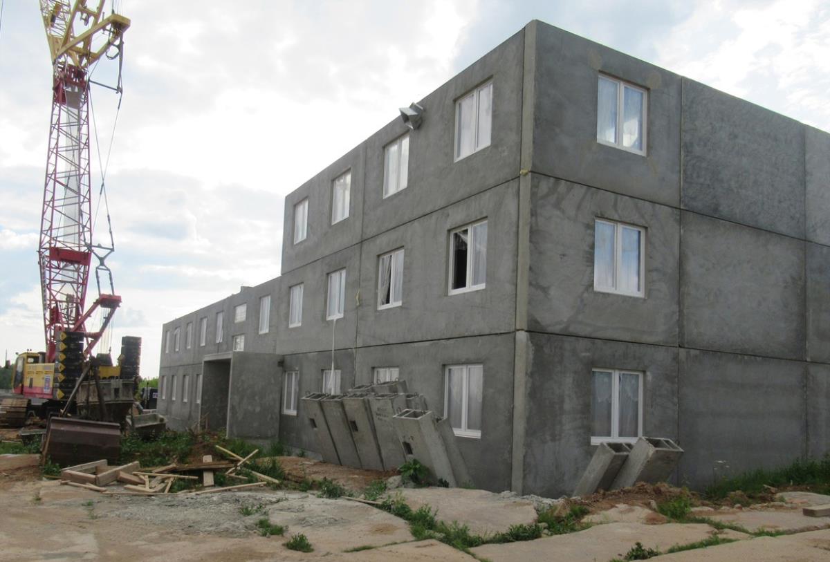 В Омутнинске строят новые четырехэтажные дома 