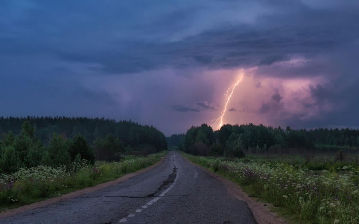 Дождь и грозы